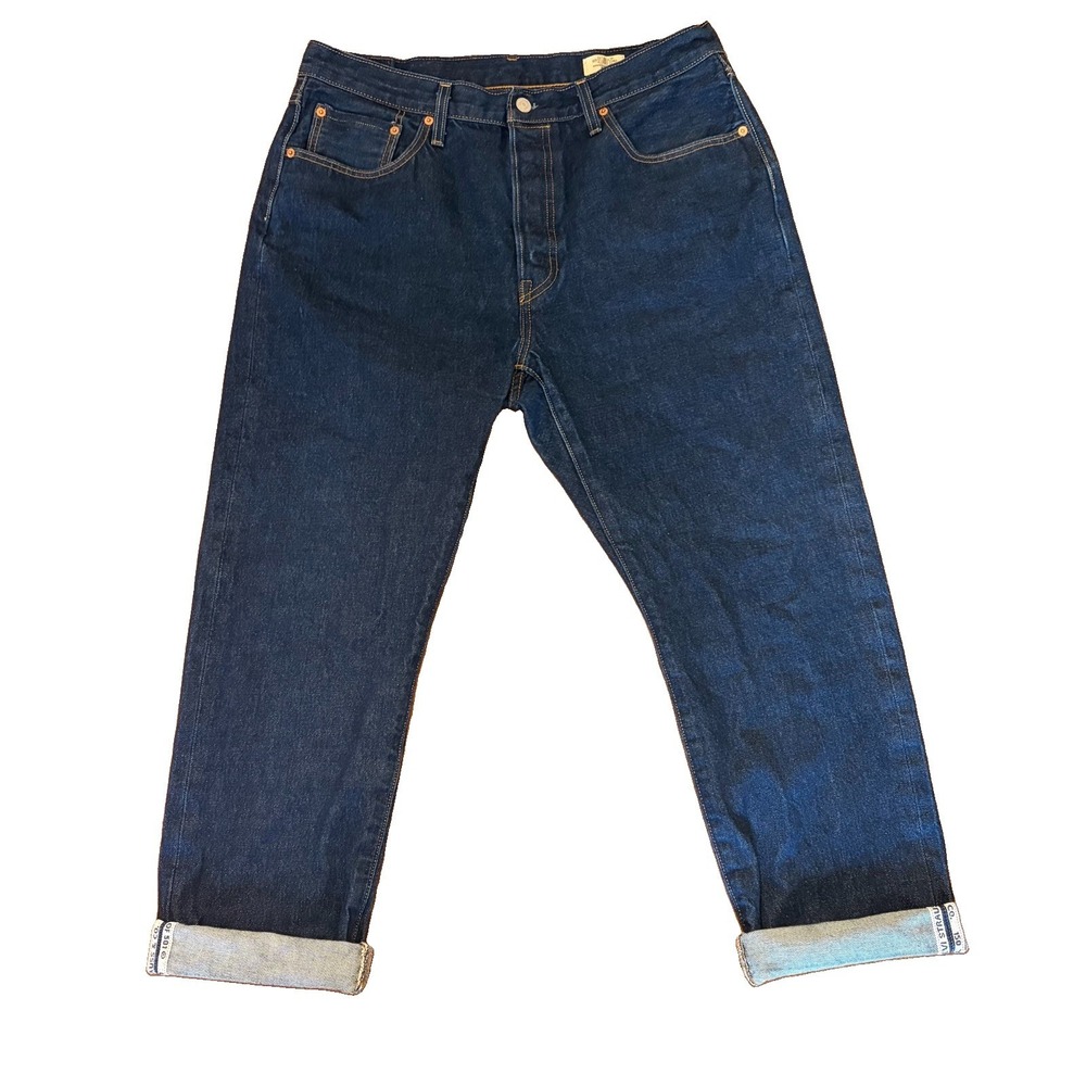 Mens Levi's 501 150th Anniversary Selvedge 33x30 33x29 Denim Jeans Shrink to Fit